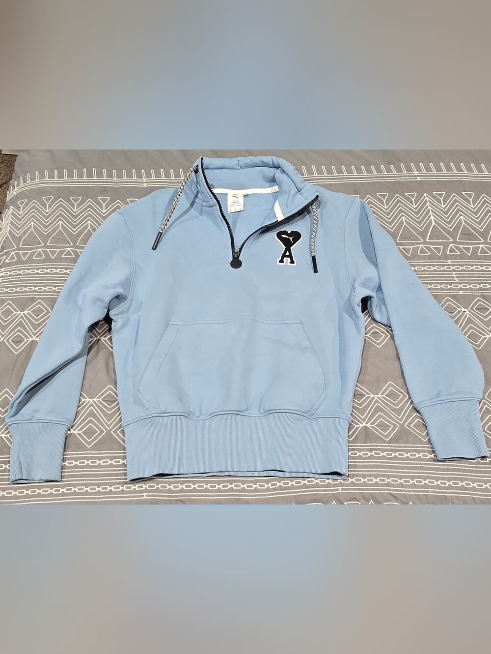 Puma Men's X AMI Half Zip Sweatshirt Size XS